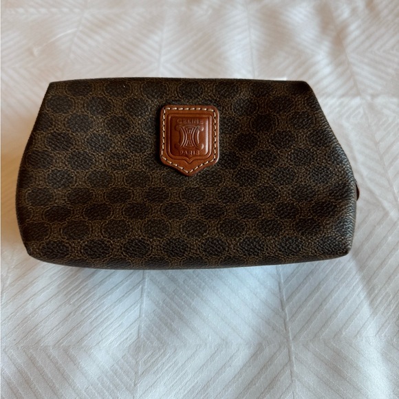 100% Authentic Celine Macadam Pattern Pouch - Picture 2 of 10